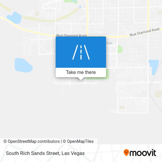 South Rich Sands Street map