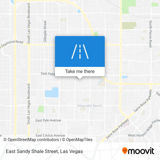Mapa de East Sandy Shale Street