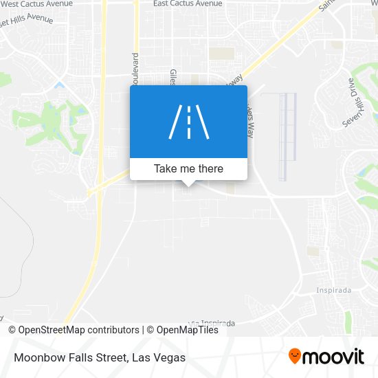 Moonbow Falls Street map