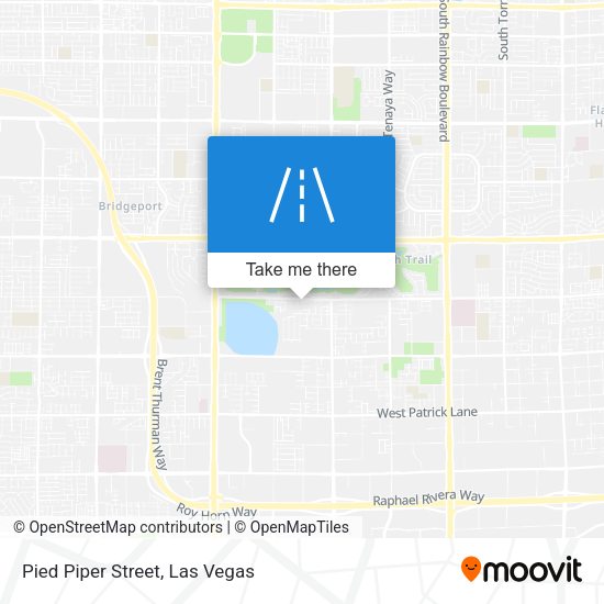 Mapa de Pied Piper Street