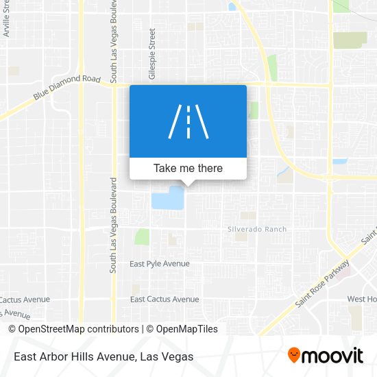 East Arbor Hills Avenue map