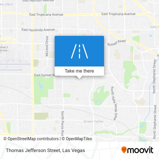 Thomas Jefferson Street map