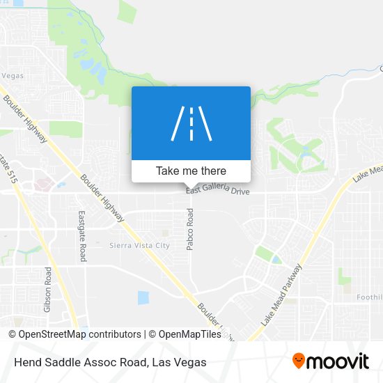 Hend Saddle Assoc Road map