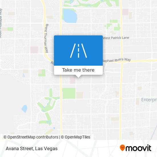 Avana Street map