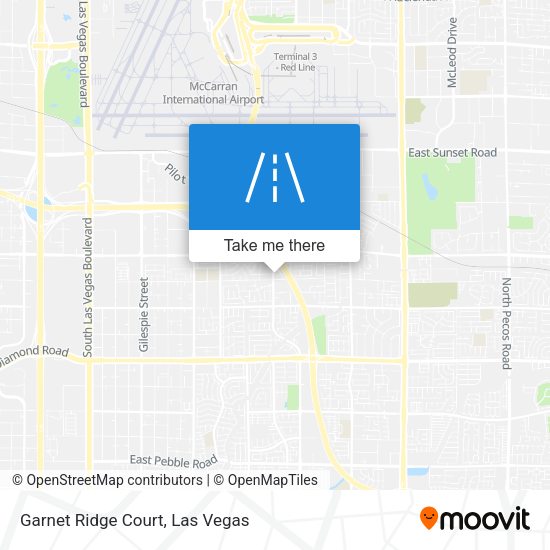 Garnet Ridge Court map
