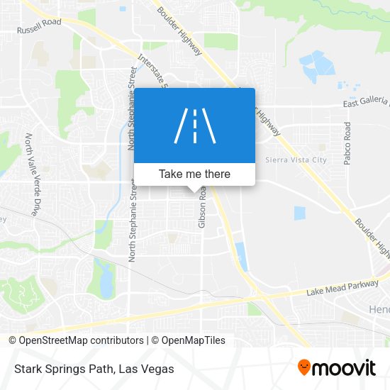 Mapa de Stark Springs Path