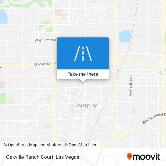 Oakville Ranch Court map