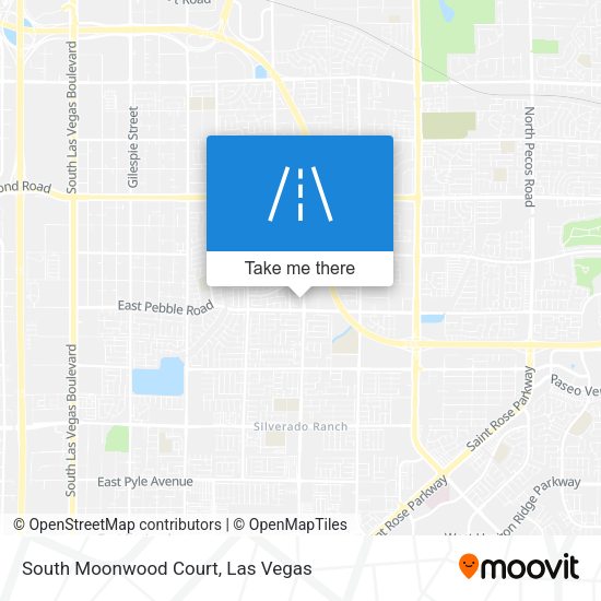Mapa de South Moonwood Court