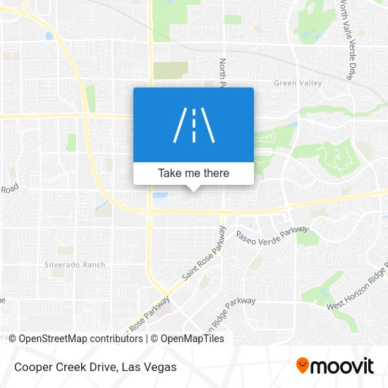 Cooper Creek Drive map