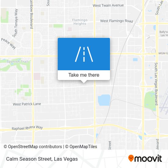 Mapa de Calm Season Street