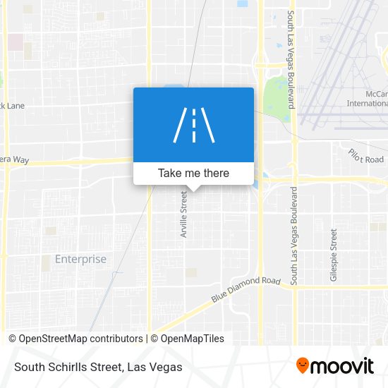 South Schirlls Street map