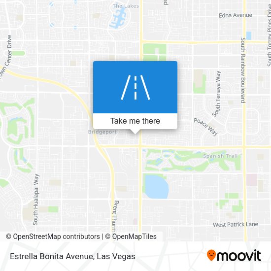 Estrella Bonita Avenue map