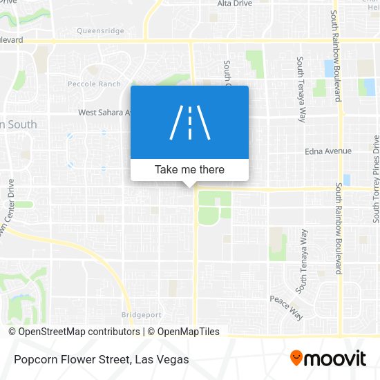 Popcorn Flower Street map