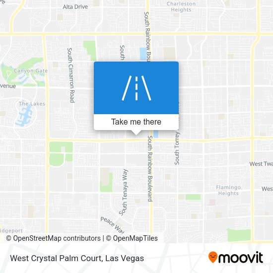 West Crystal Palm Court map
