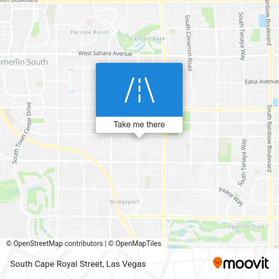 South Cape Royal Street map