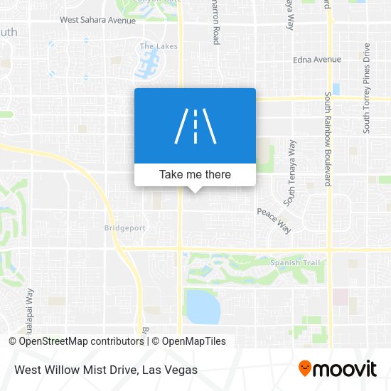 West Willow Mist Drive map