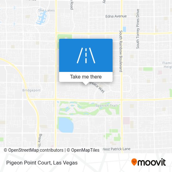 Mapa de Pigeon Point Court
