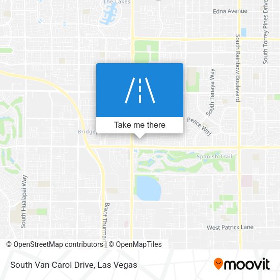 Mapa de South Van Carol Drive