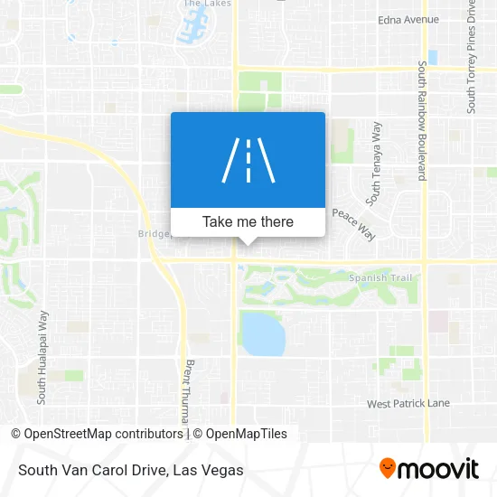 South Van Carol Drive map