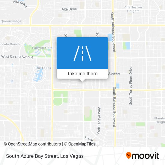 South Azure Bay Street map