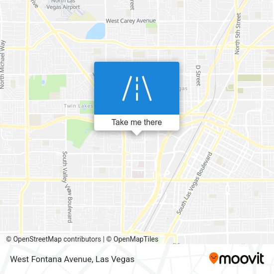 West Fontana Avenue map