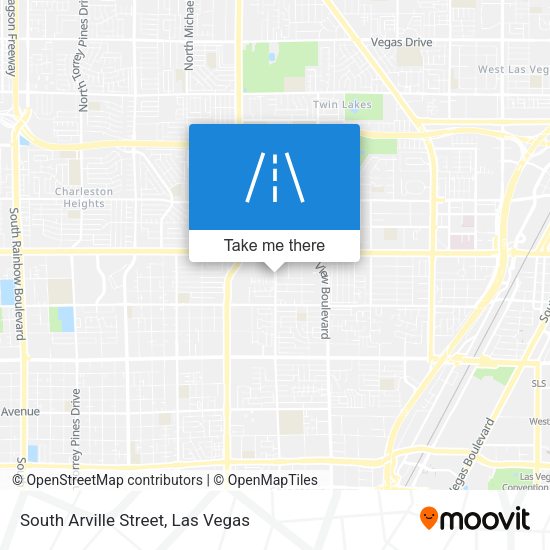 Mapa de South Arville Street