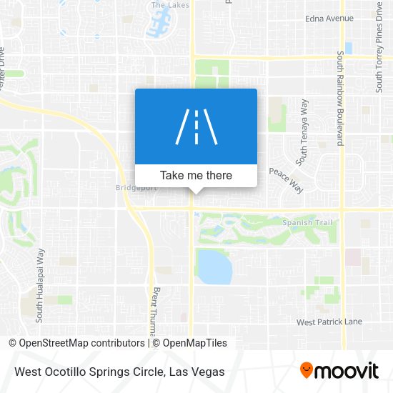 West Ocotillo Springs Circle map
