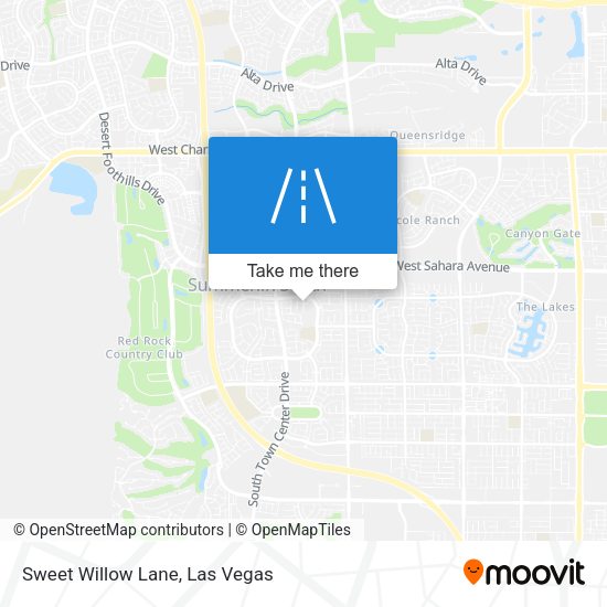 Sweet Willow Lane map