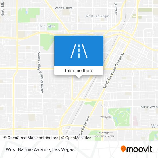 West Bannie Avenue map