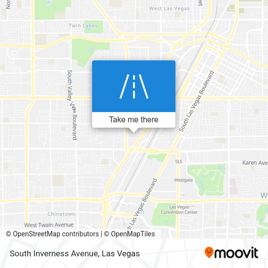 Mapa de South Inverness Avenue
