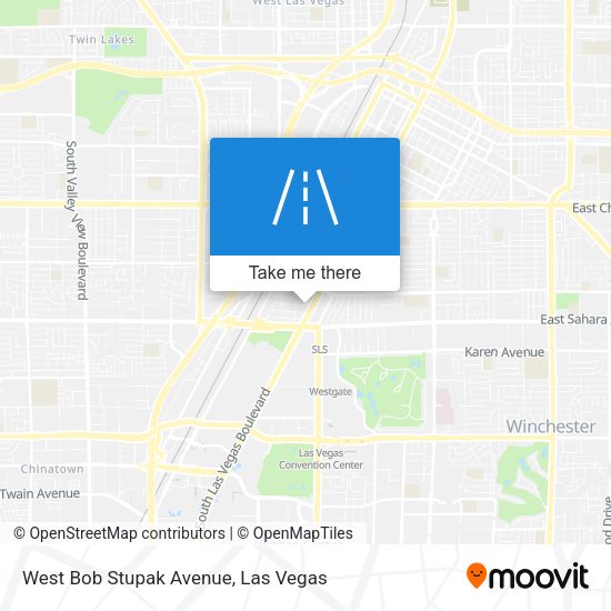 West Bob Stupak Avenue map