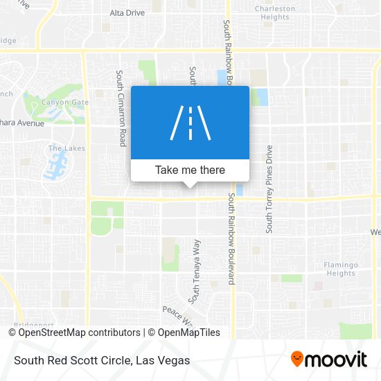 Mapa de South Red Scott Circle