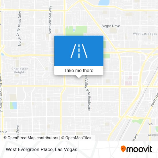 Mapa de West Evergreen Place