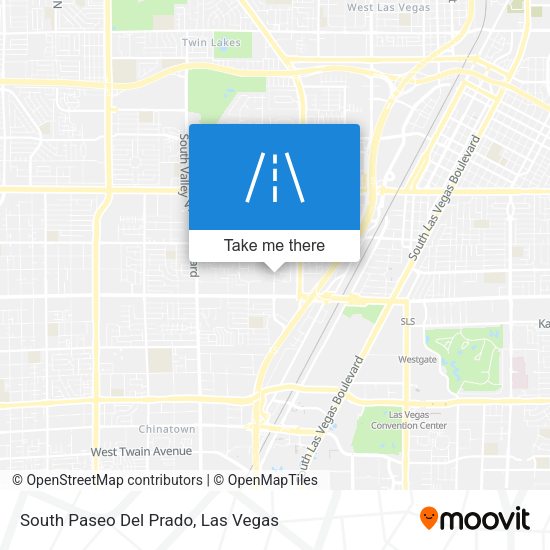 Mapa de South Paseo Del Prado