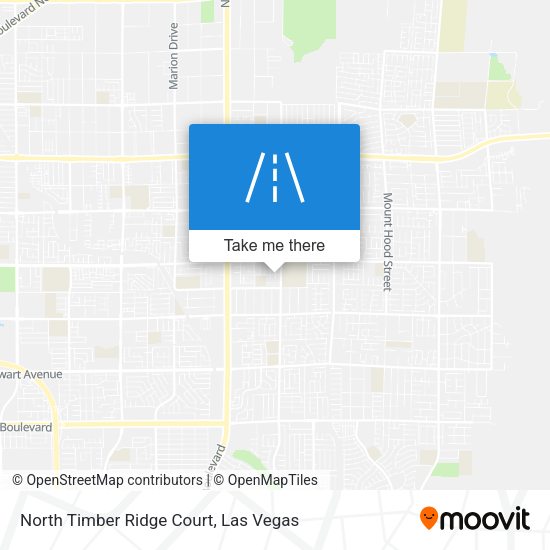 Mapa de North Timber Ridge Court