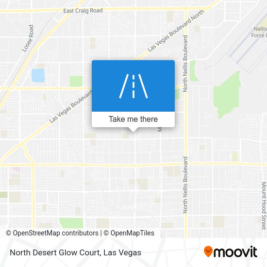 Mapa de North Desert Glow Court