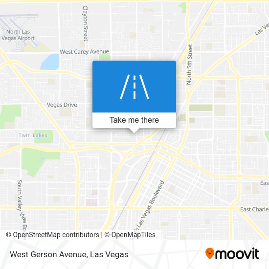 Mapa de West Gerson Avenue