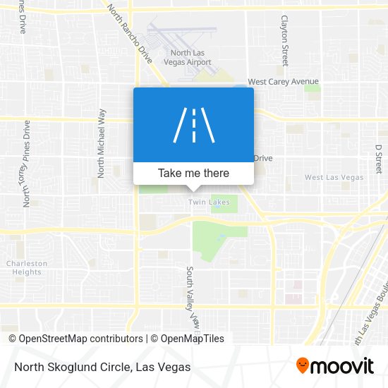 North Skoglund Circle map