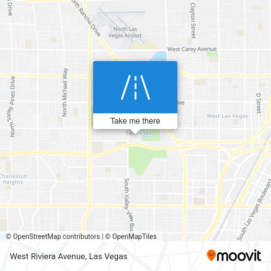 West Riviera Avenue map