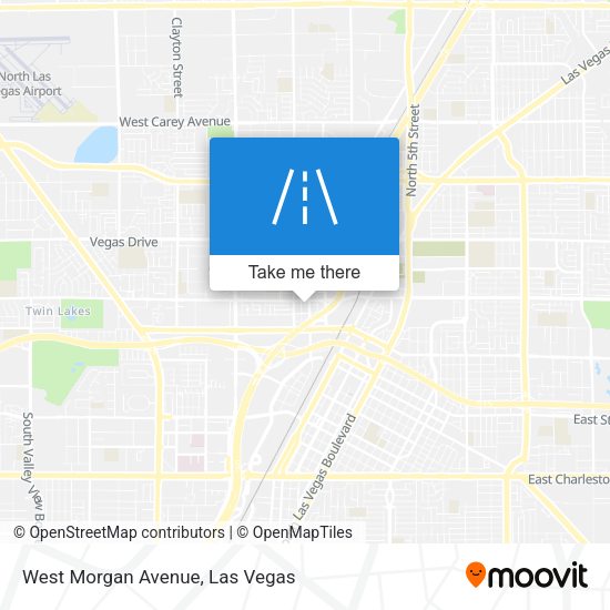 Mapa de West Morgan Avenue
