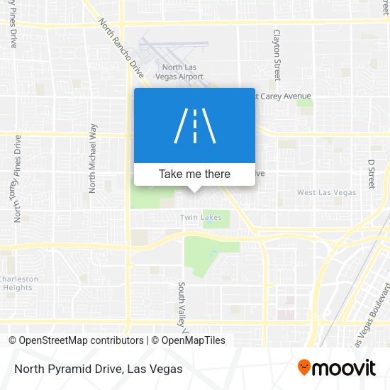 North Pyramid Drive map