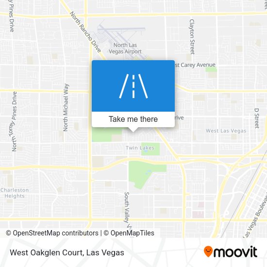 Mapa de West Oakglen Court