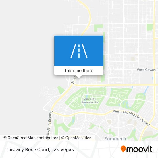 Mapa de Tuscany Rose Court