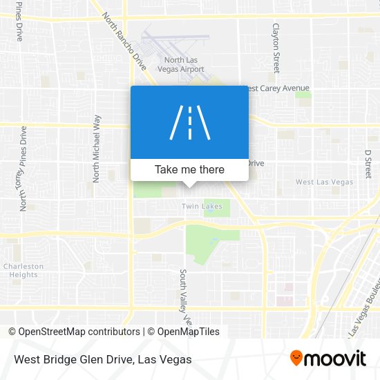 West Bridge Glen Drive map