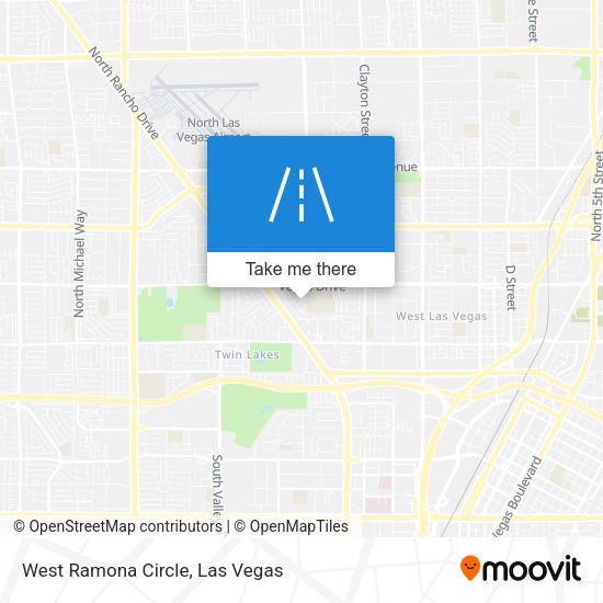 Mapa de West Ramona Circle