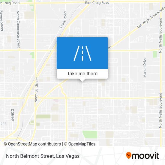 North Belmont Street map
