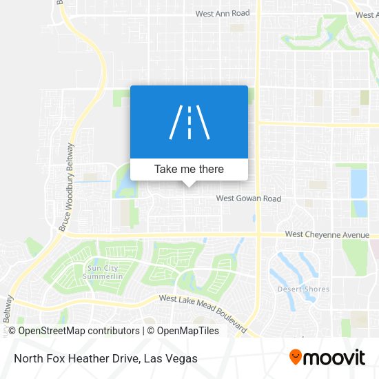 Mapa de North Fox Heather Drive