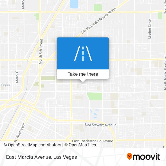 East Marcia Avenue map