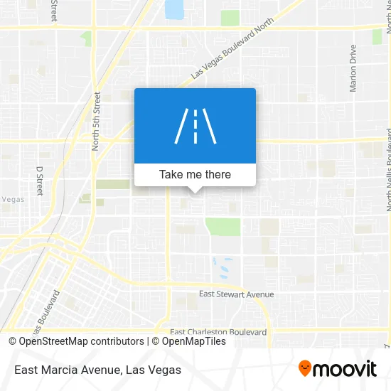 Mapa de East Marcia Avenue