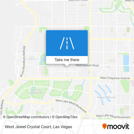West Jewel Crystal Court map